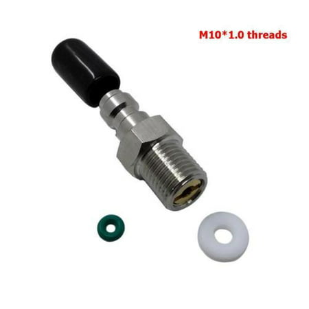 M10 M8 1.0 Threads PCP Fill Nipple Stainless Steel Air Tank One Way Foster